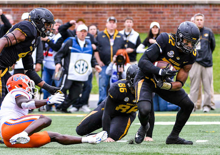 Sherrils (22) helped anchor a Tigers passing defense that was seventh best in the nation in 2015, but says his role in the protest affected his NFL prospects.